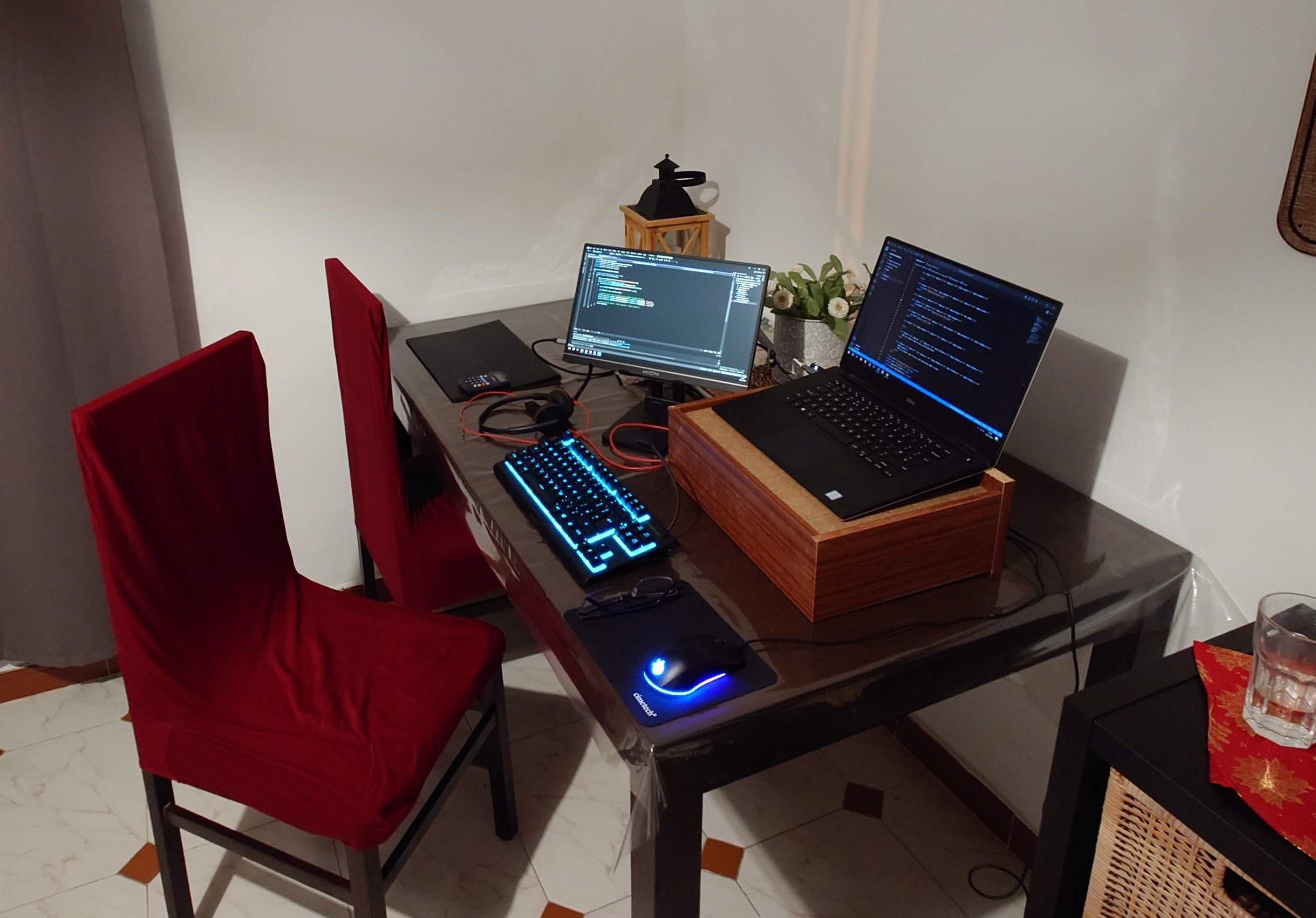 My remote working set up.